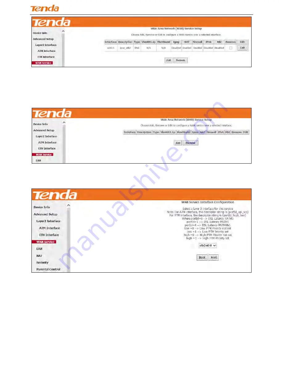 Tenda DH301 User Manual Download Page 79