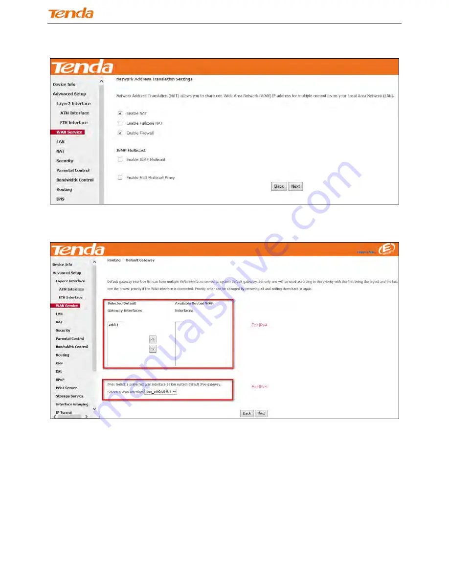 Tenda DH301 User Manual Download Page 81