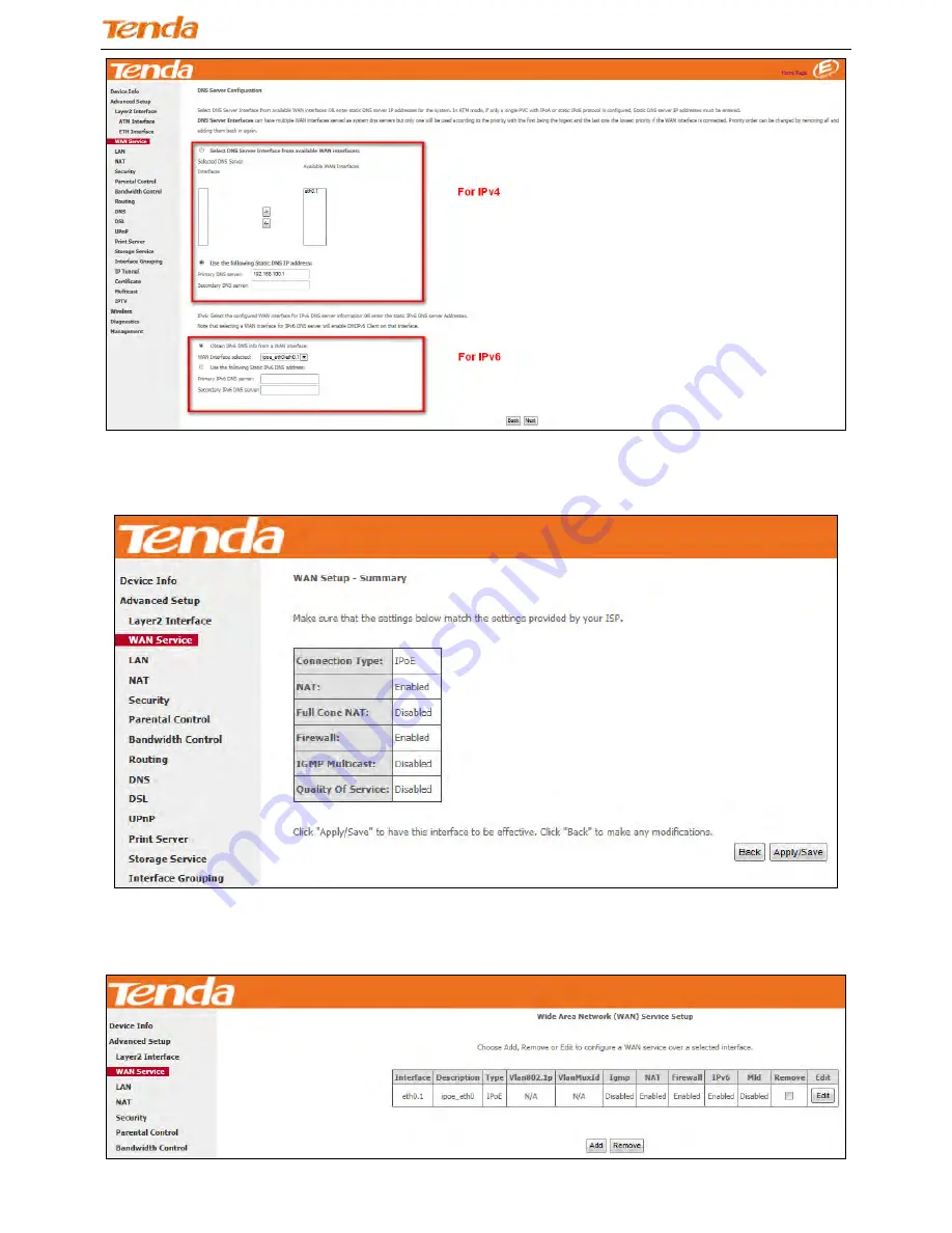 Tenda DH301 User Manual Download Page 82