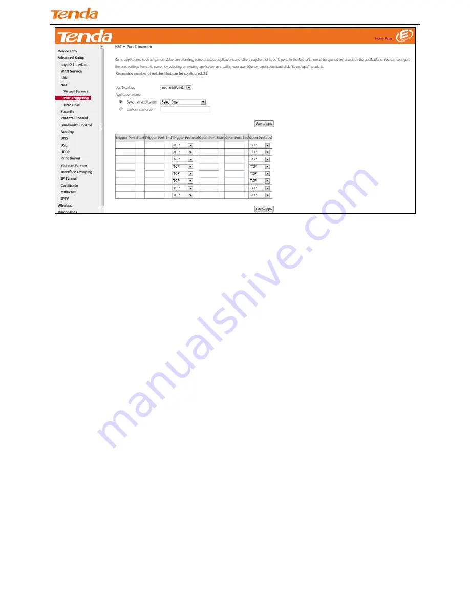 Tenda DH301 User Manual Download Page 97