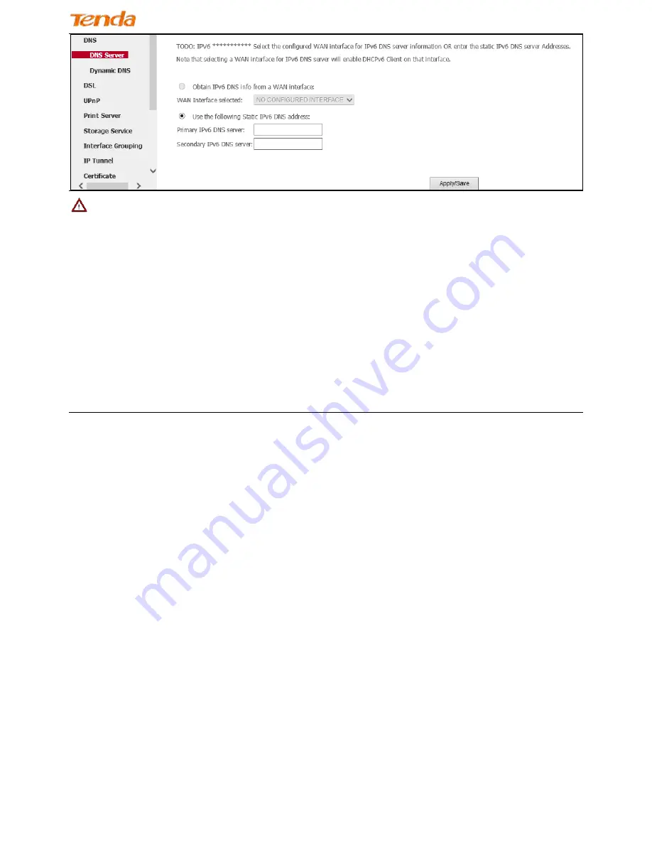 Tenda DH301 User Manual Download Page 109