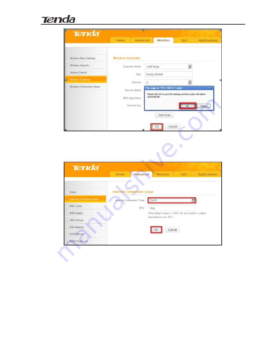 Tenda F357 User Manual Download Page 44