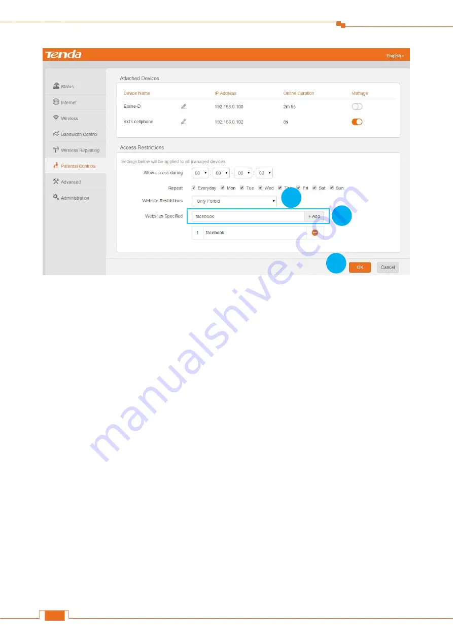 Tenda FH456 User Manual Download Page 56