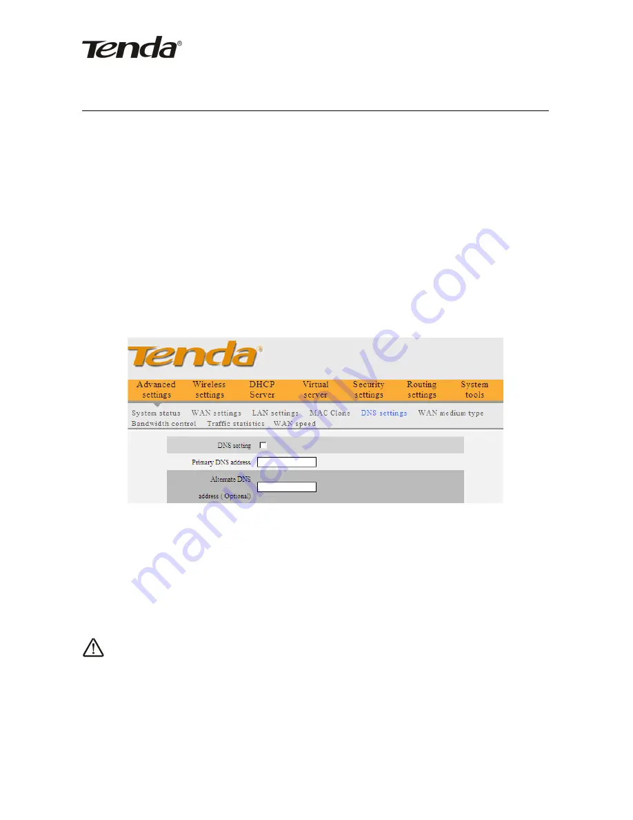 Tenda N3 11N User Manual Download Page 28