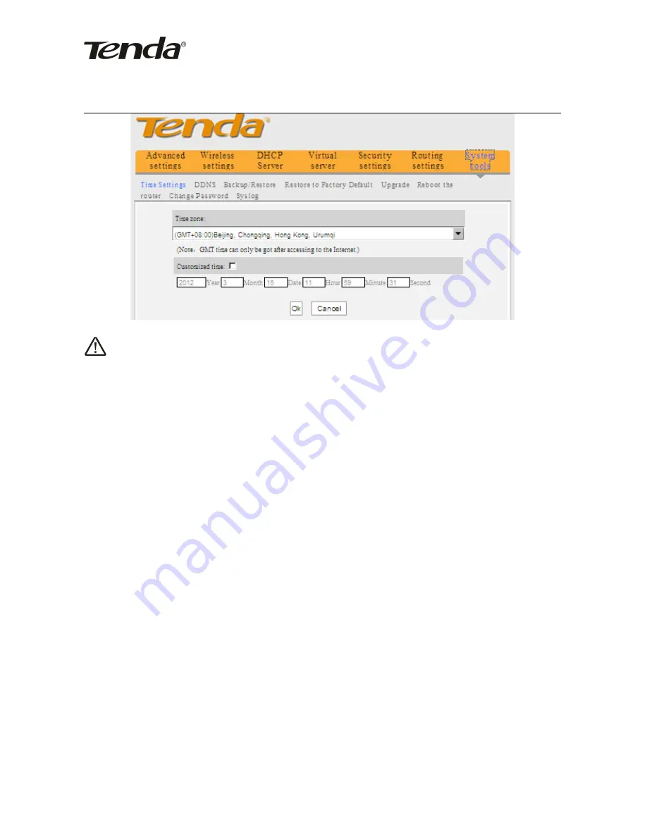 Tenda N3 11N User Manual Download Page 64