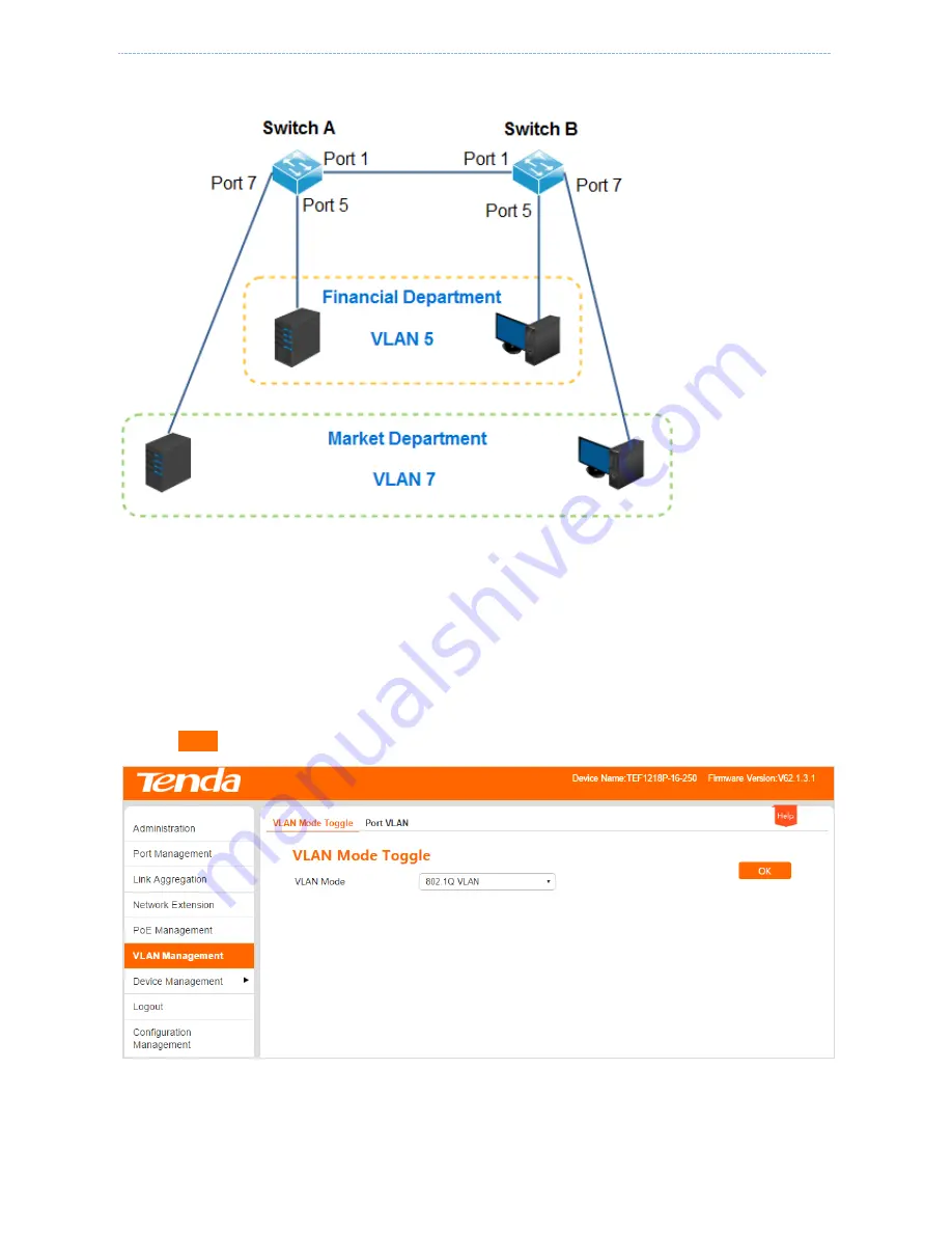 Tenda TEF1210P-8-150W User Manual Download Page 58