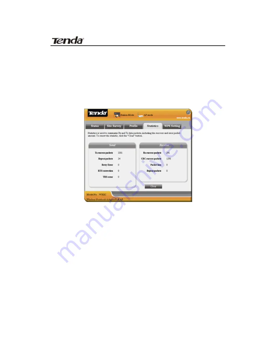 Tenda W302C User Manual Download Page 19