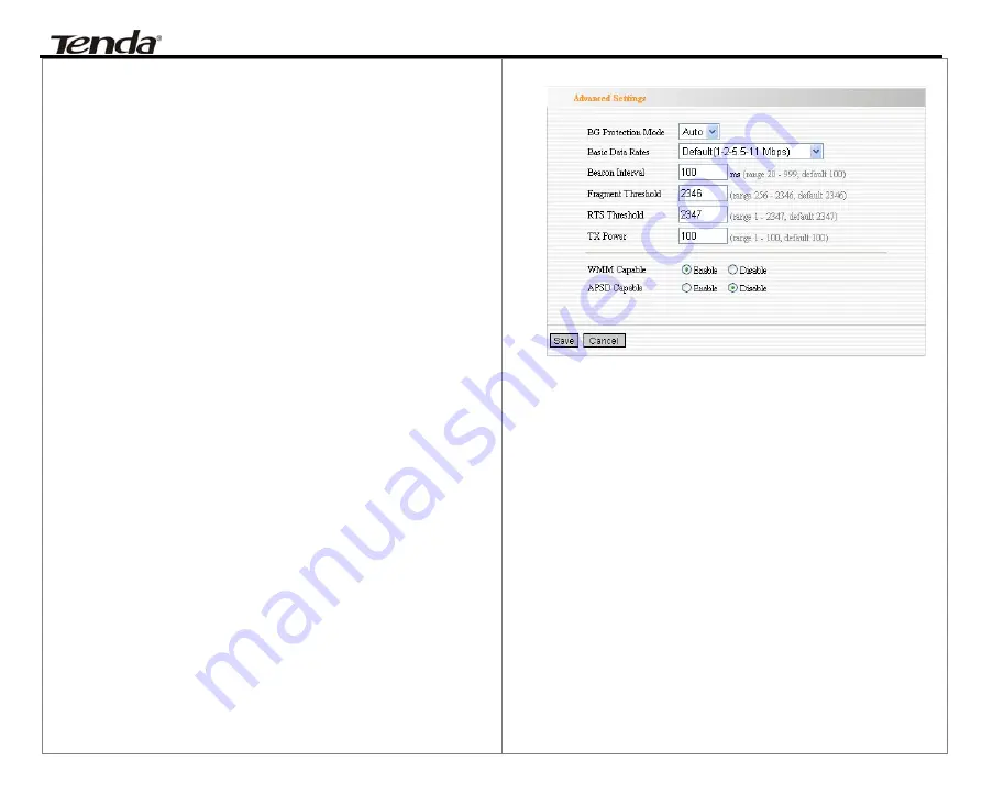 Tenda W302R User Manual Download Page 39