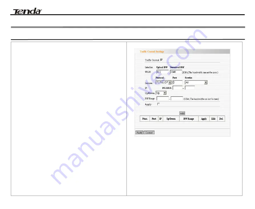 Tenda W302R User Manual Download Page 53