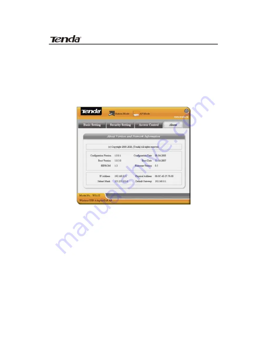 Tenda W311U 11N User Manual Download Page 26