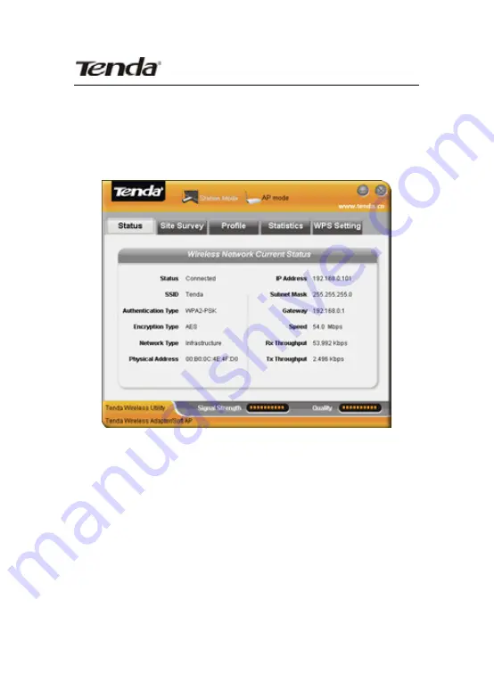 Tenda W322UA User Manual Download Page 17