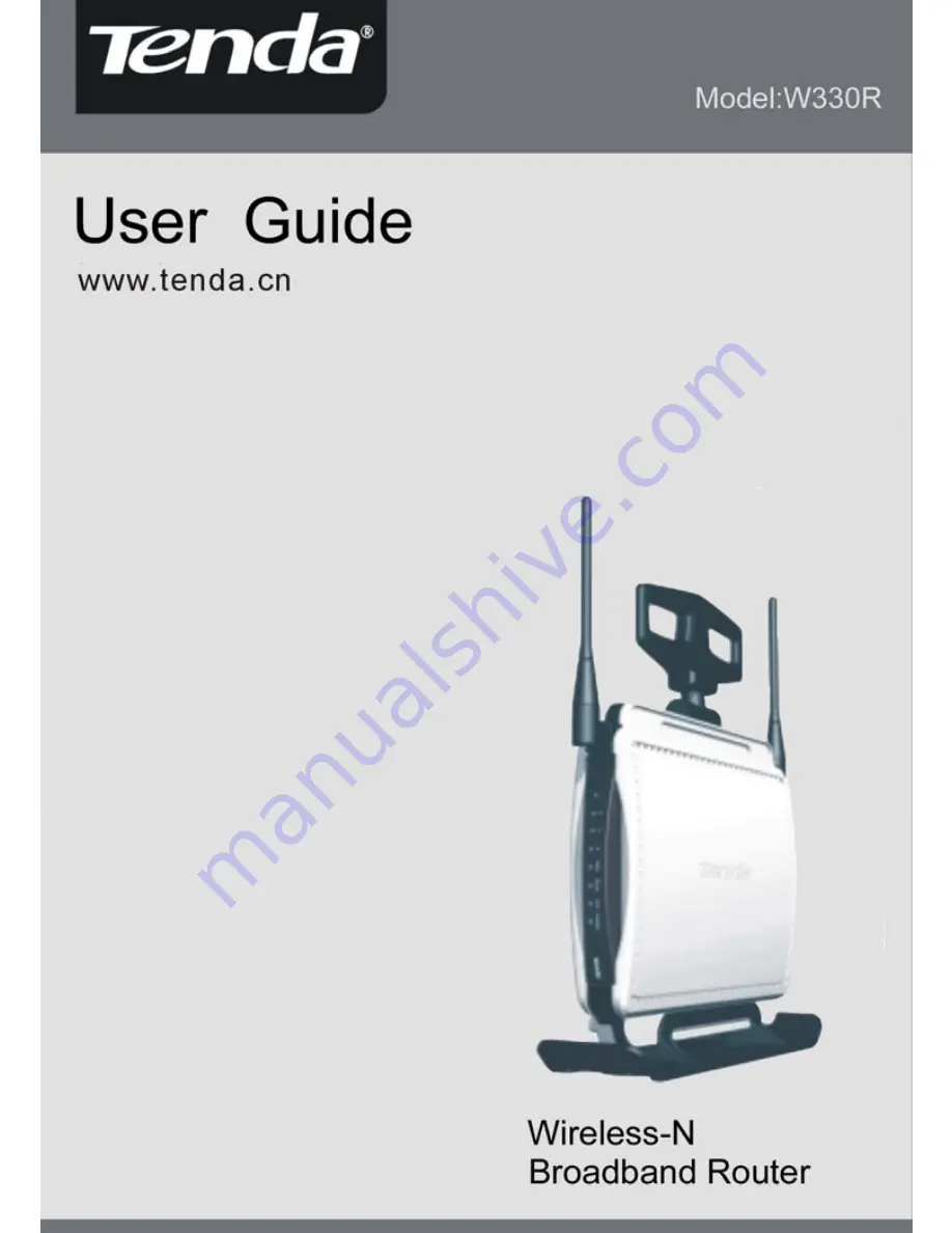 Tenda W330R User Manual Download Page 1