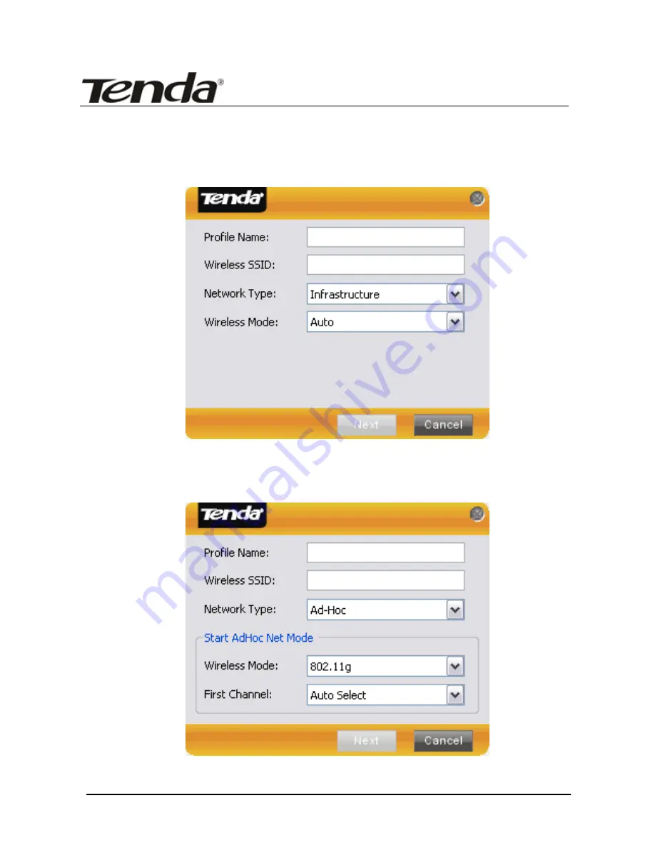 Tenda W54U User Manual Download Page 13