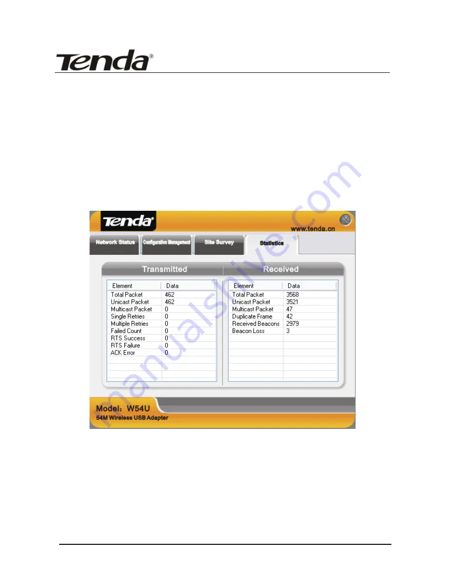 Tenda W54U User Manual Download Page 18