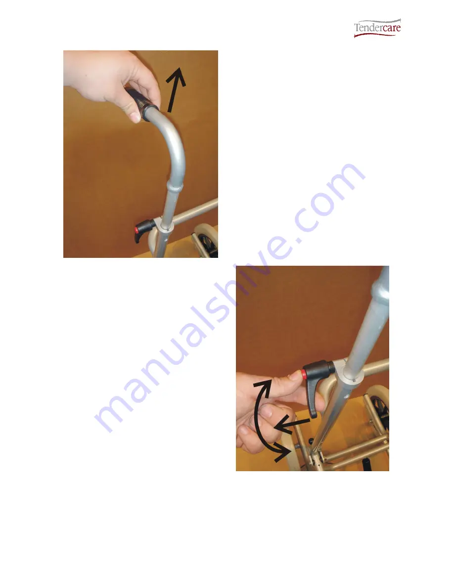 Tendercare New Aluminium Mini Tilt Wheelchair Скачать руководство пользователя страница 9