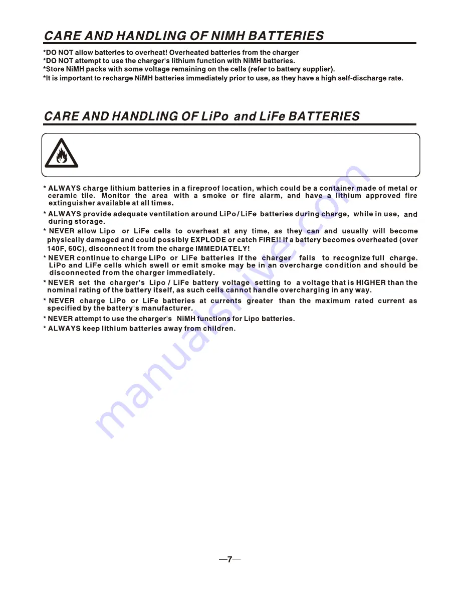 Tenergy E6AC Operating Manual Download Page 7