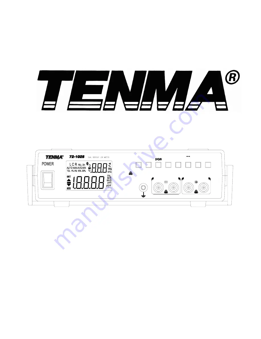 Tenma 72-1025 User Manual Download Page 1