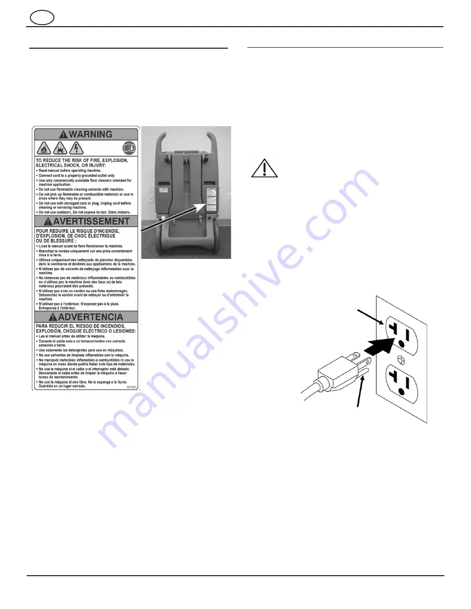 Tennant 1072864 Operator And Parts Manual Download Page 15