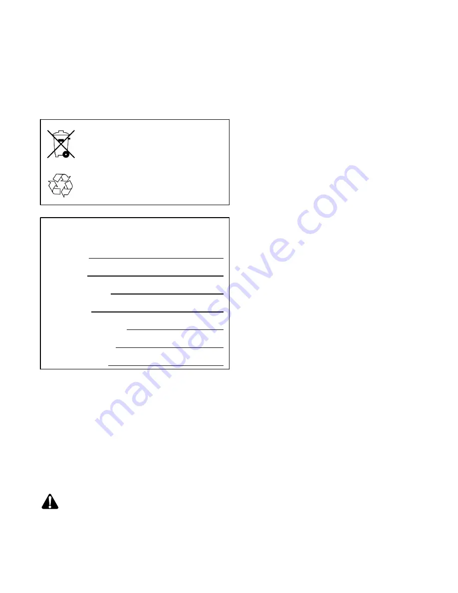 Tennant 140 Operator And Parts Manual Download Page 2