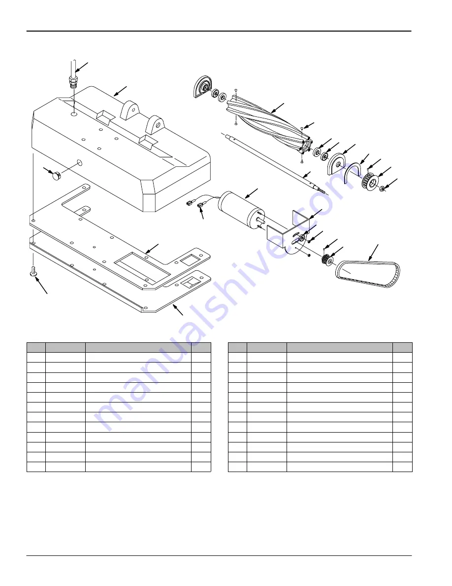 Tennant 1500 Operator And Parts Manual Download Page 24