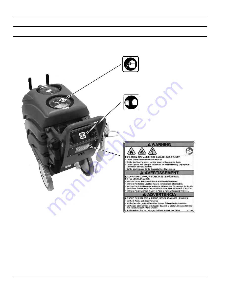 Tennant 750 Operator And Parts Manual Download Page 6