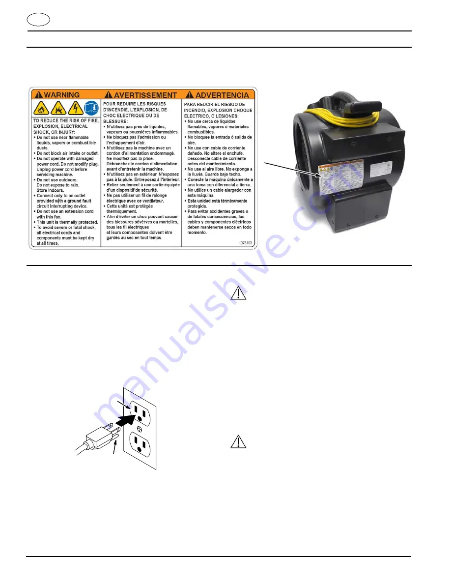 Tennant 9014819 Operator And Parts Manual Download Page 8