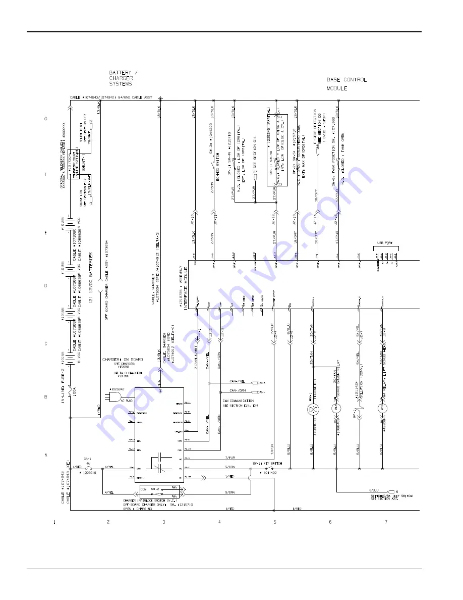 Tennant t500e Parts Manual Download Page 60