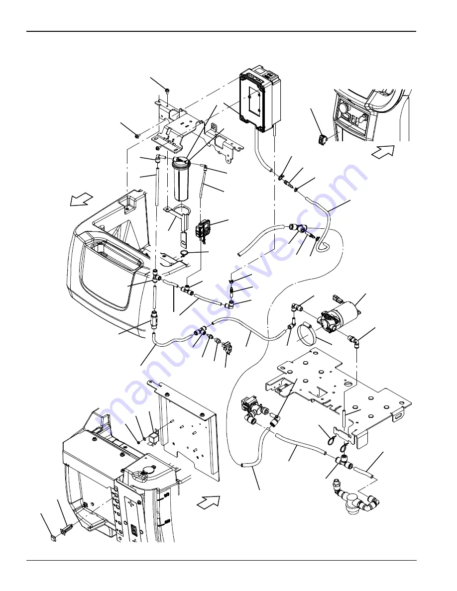 Tennant t500e Parts Manual Download Page 76