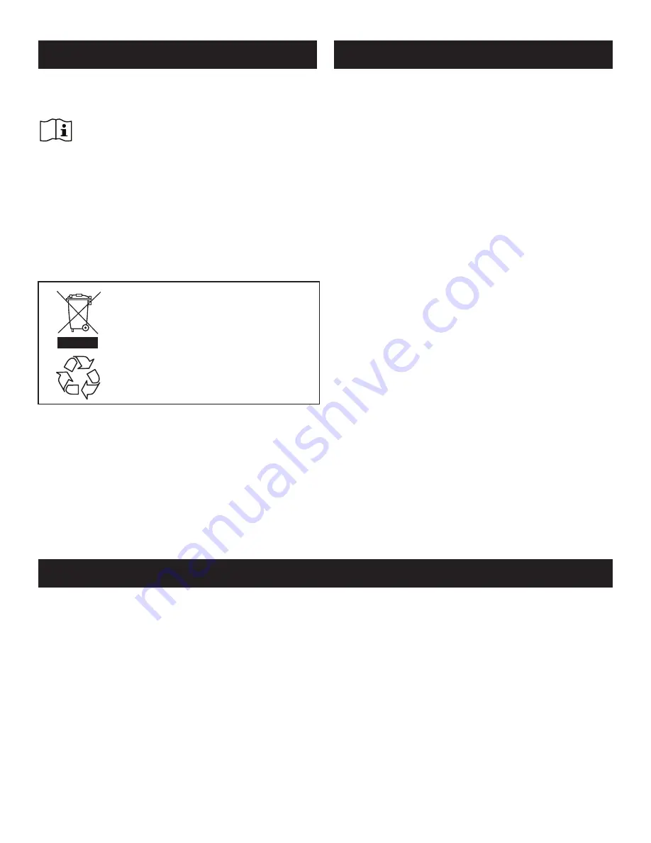 Tennant V-LWU-13 Operator And Parts Manual Download Page 2