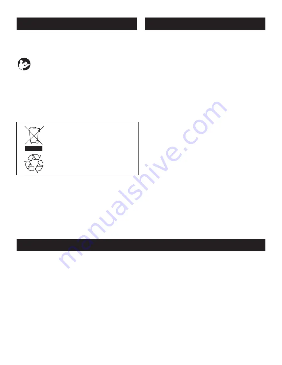 Tennant V-WA-76 Operator'S Manual Download Page 2