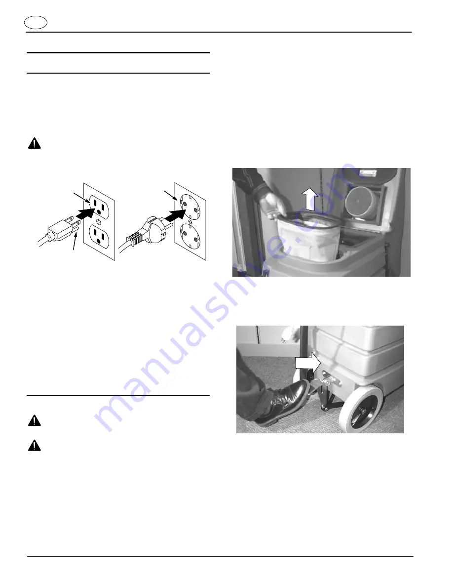 Tennant v-wd-15 Operator'S Manual Download Page 16