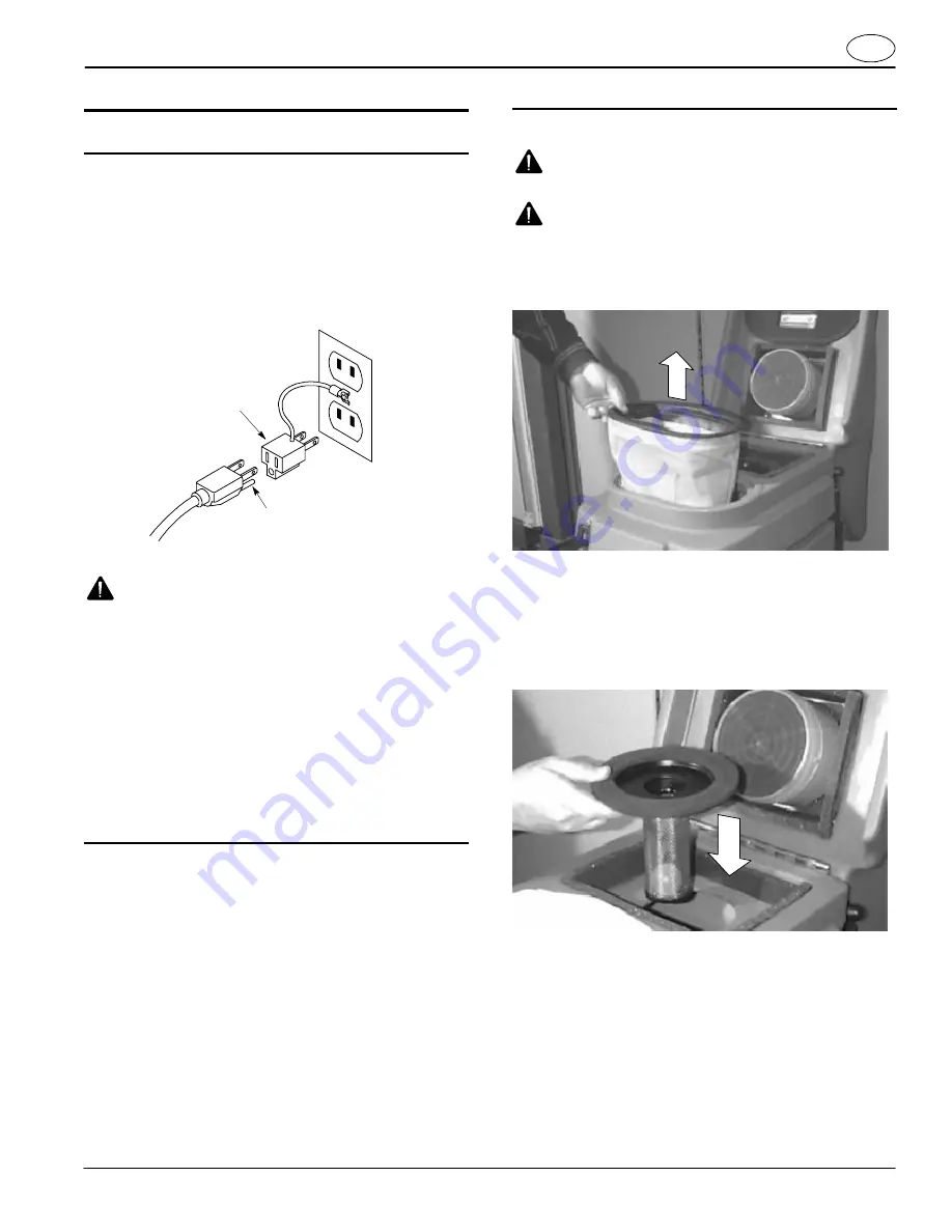 Tennant v-wd-15 Operator'S Manual Download Page 37