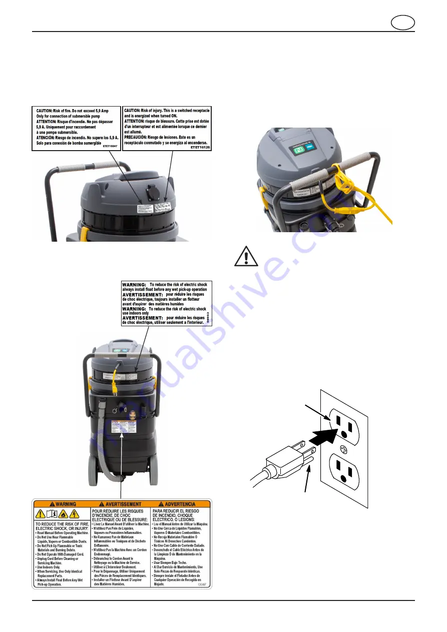 Tennant V-WD-24P Скачать руководство пользователя страница 19