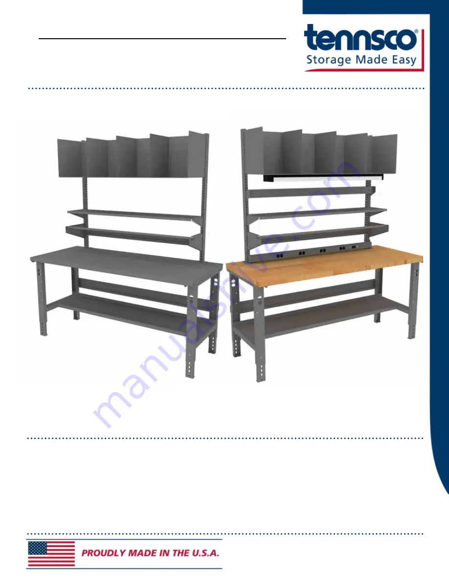 Tennsco APT-3672S Assembly Instructions/Parts Manual Download Page 1