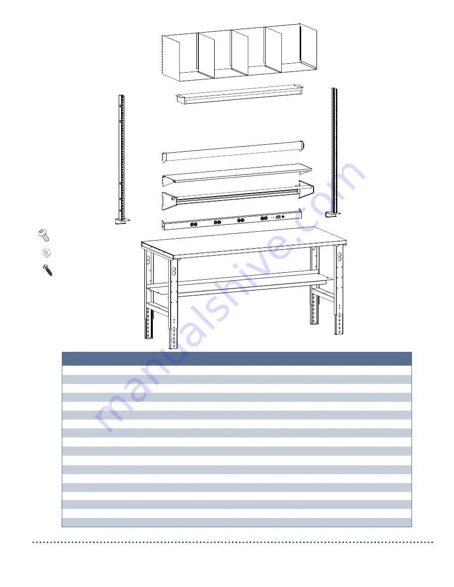 Tennsco APT-3672S Assembly Instructions/Parts Manual Download Page 4