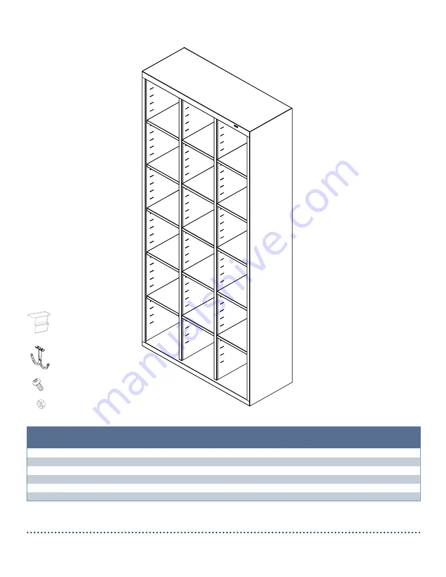 Tennsco CC-30 Assembly Instructions/Parts Manual Download Page 4