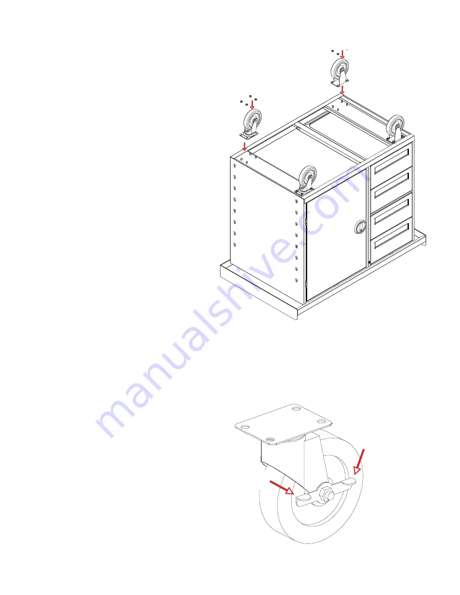 Tennsco MB-1-2542-MGY Assembly Instructions/Parts Manual Download Page 3