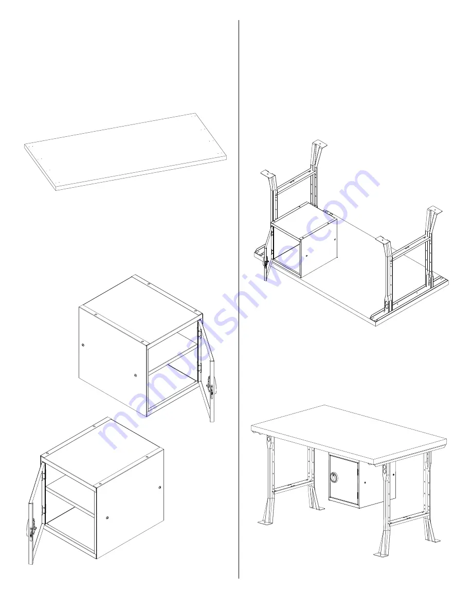 Tennsco WBHC-1516-MGY Assembly Instructions/Parts Manual Download Page 3