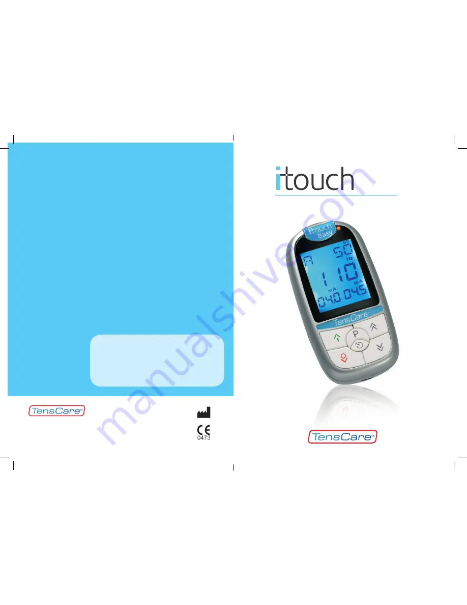 TensCare itouch easy Instructions For Use Manual Download Page 1