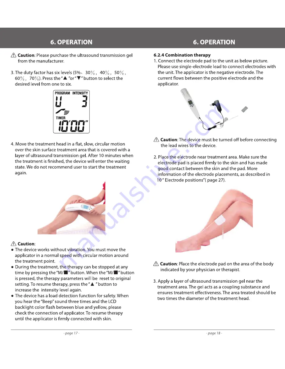 TensCare SonicStimu CT2011 Manual Download Page 10