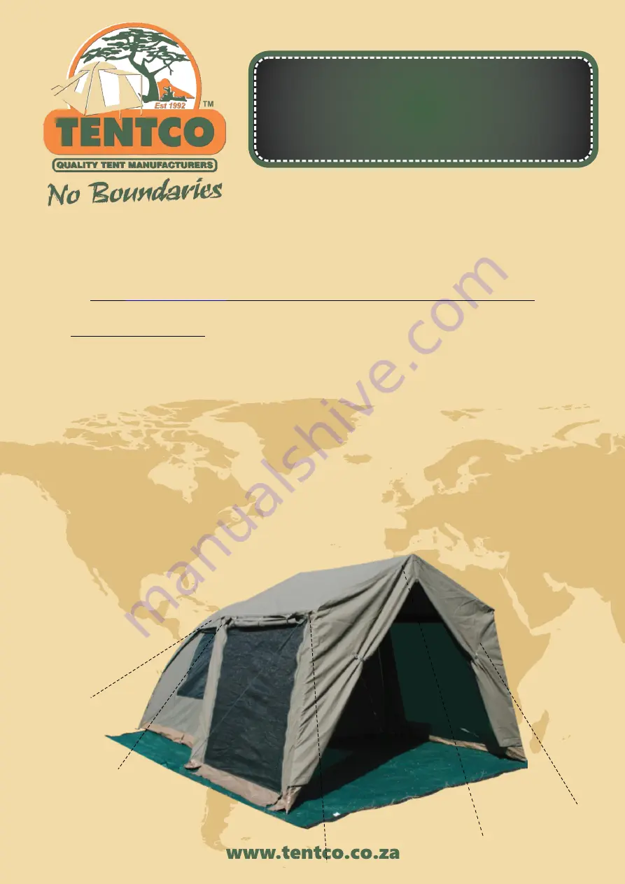 TENTCO JUNIOR BAOBAB Manual Download Page 1