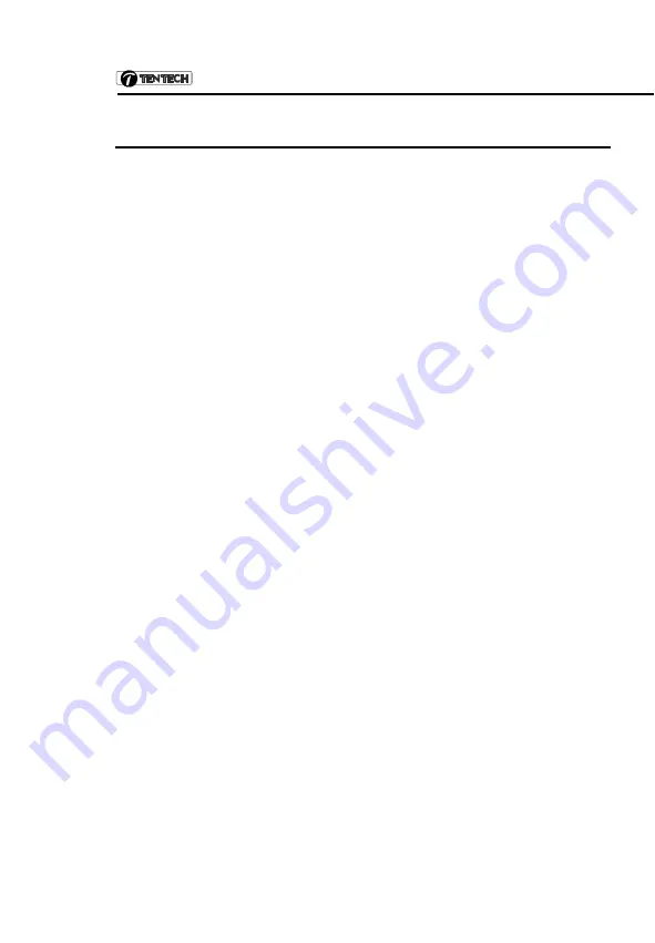 TENTECH MPK254 User Manual Download Page 15