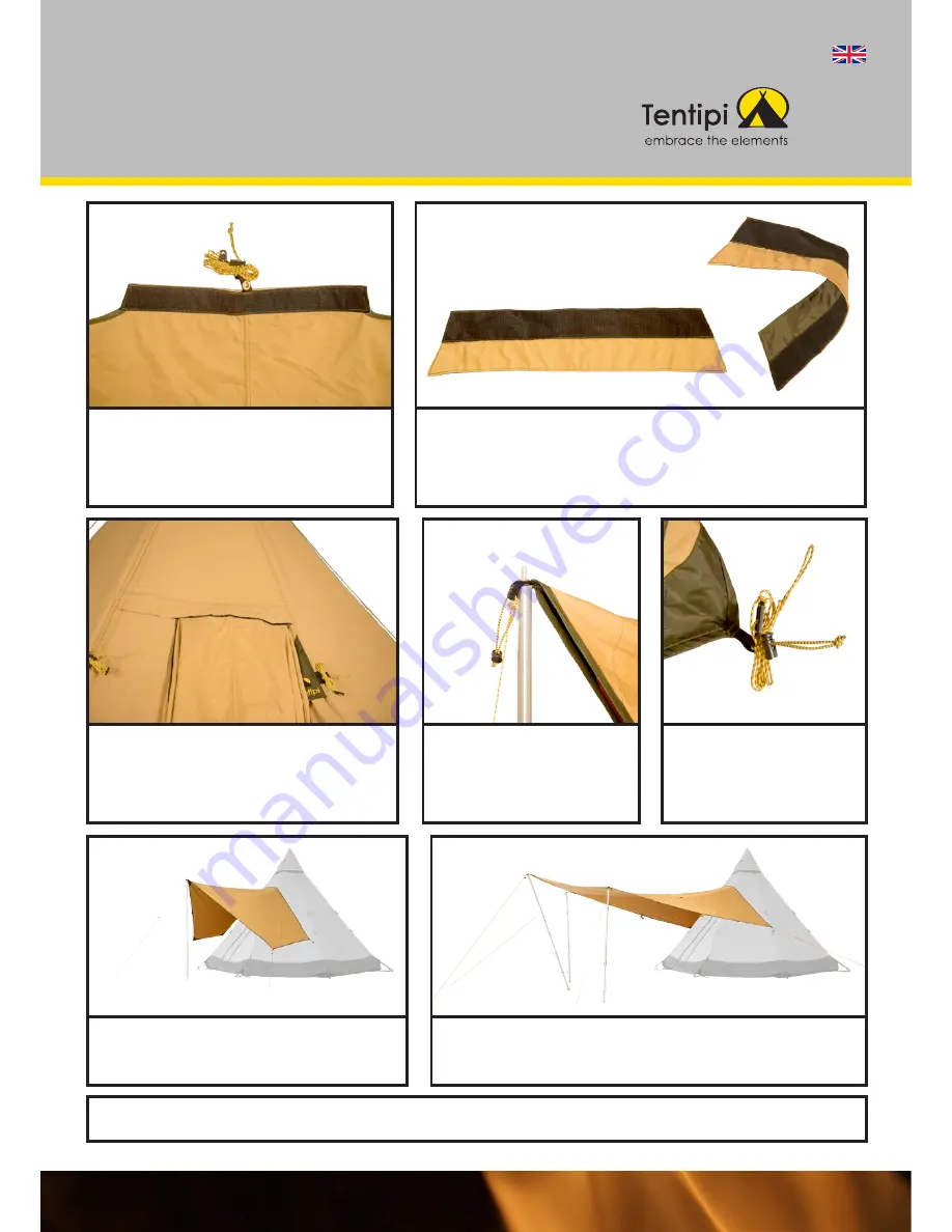 Tentipi Nordic tipi Mounting Instruction Download Page 1