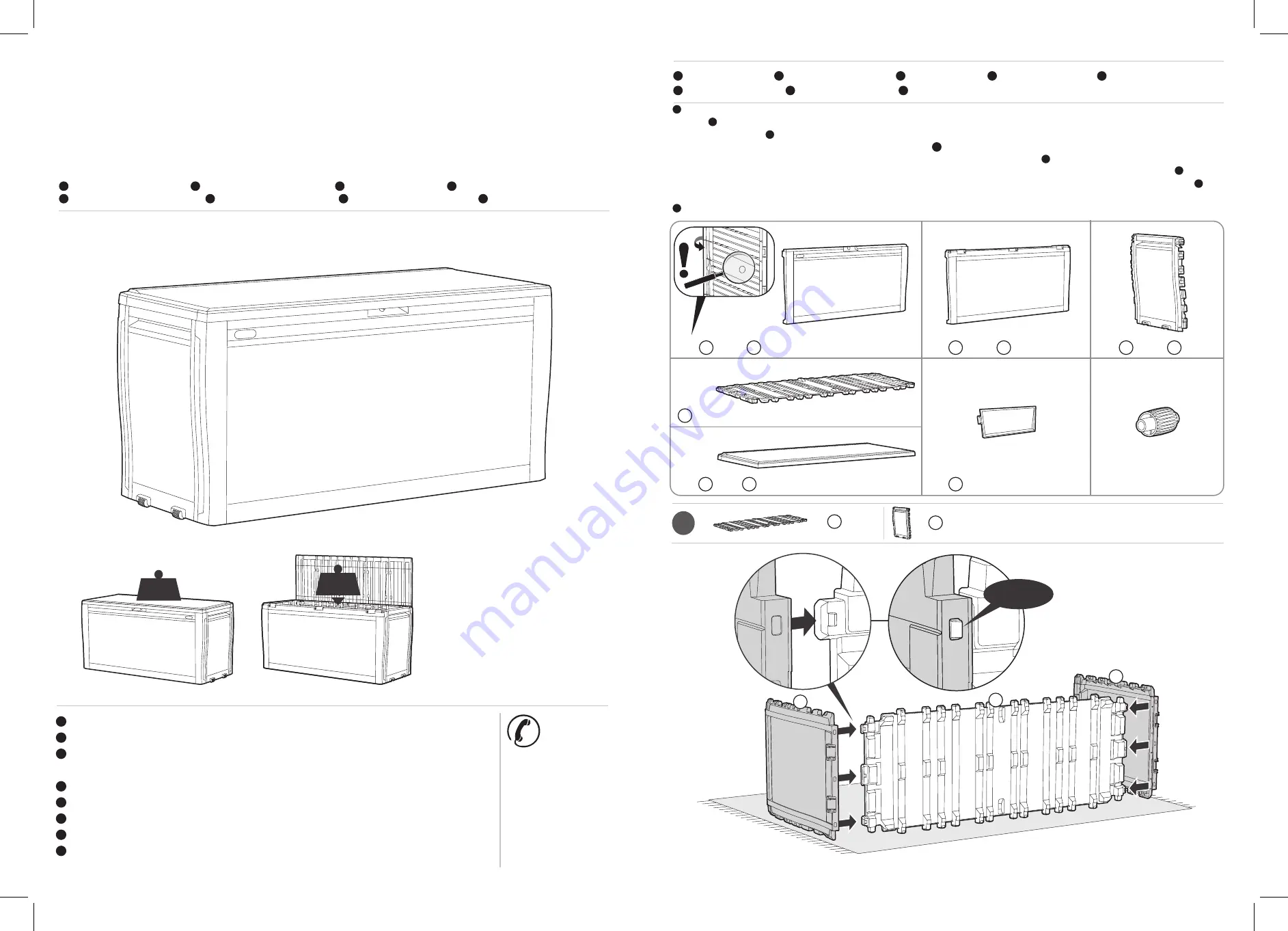 tepro Marvel Plus Box 270 L Assembly Instructions Download Page 1