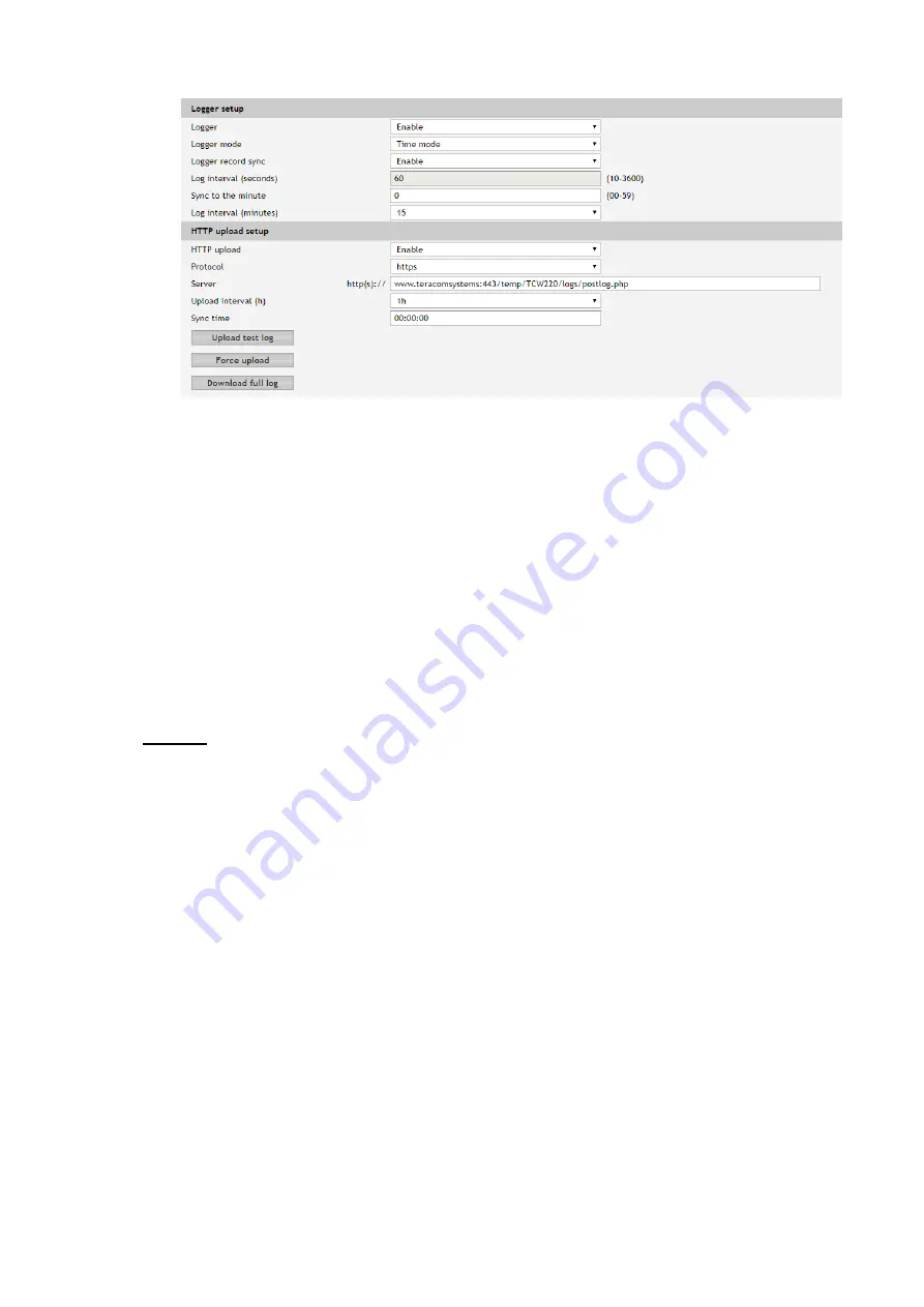 Teracom TCW210-TH User Manual Download Page 18