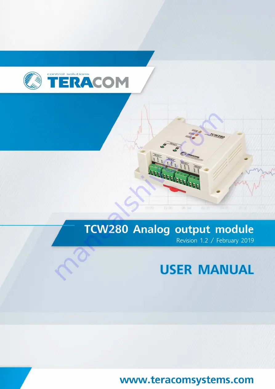 Teracom TCW280 Скачать руководство пользователя страница 1