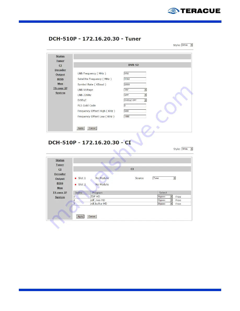 Teracue DCH-510P User Manual Download Page 26