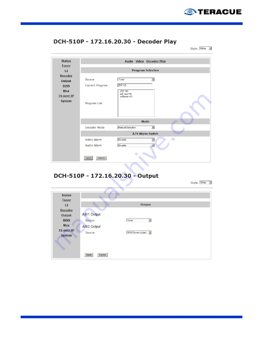 Teracue DCH-510P User Manual Download Page 27