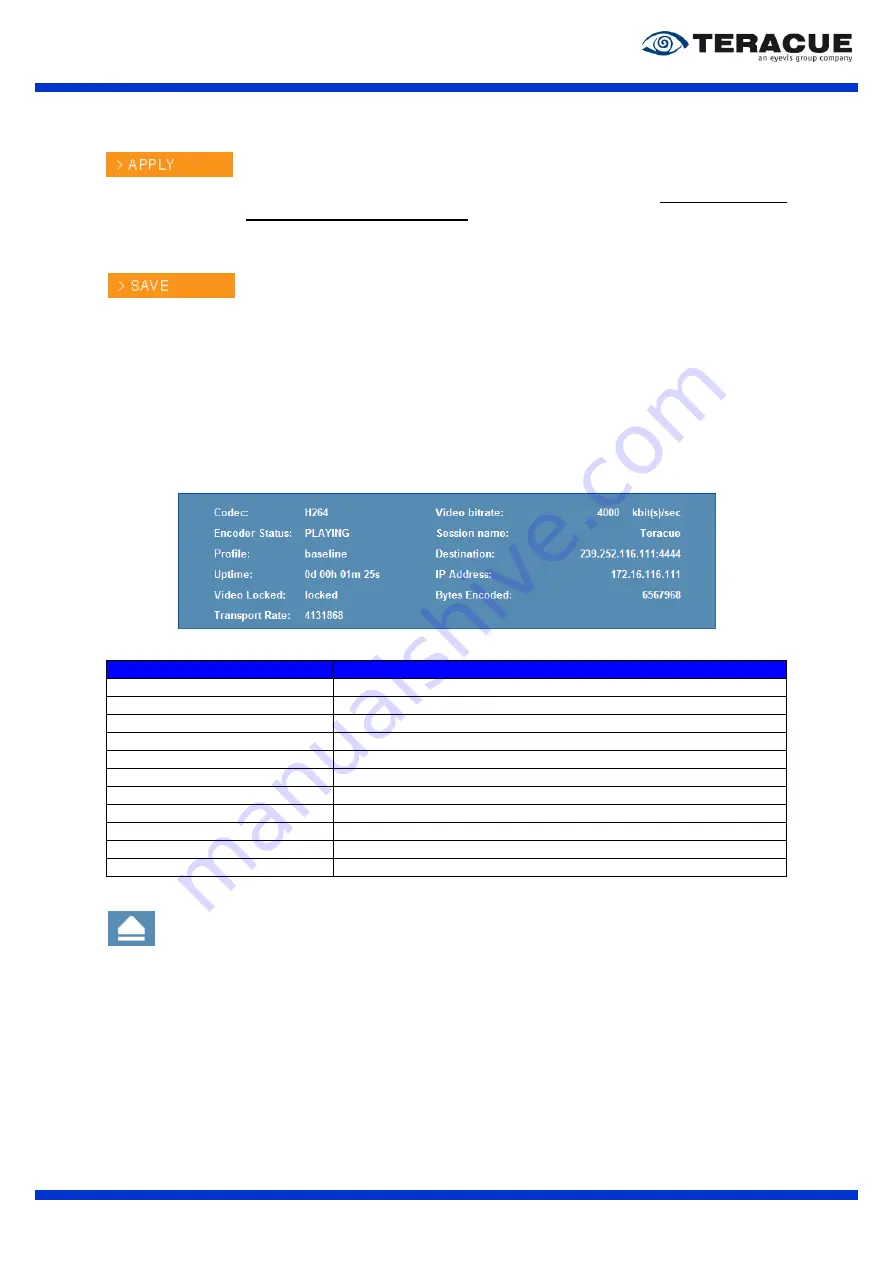 Teracue ENC-400-HDM H.264 User Manual Download Page 16