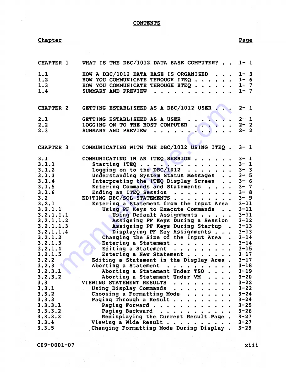 Teradata C09-0001-07 User Manual Download Page 14